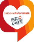 Locals Love Us dot com 2023 slash 2024 award winner badge